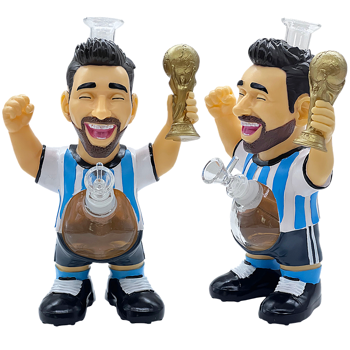 L.Messi Silicone Waterpipe (H570) | 11.4 inches | Assorted Colors product image